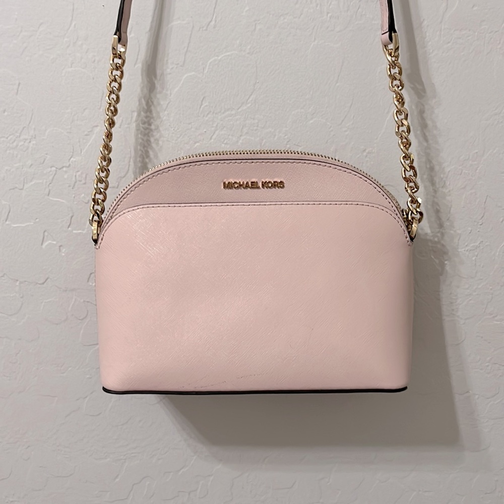 micheal kors light pink crossbody